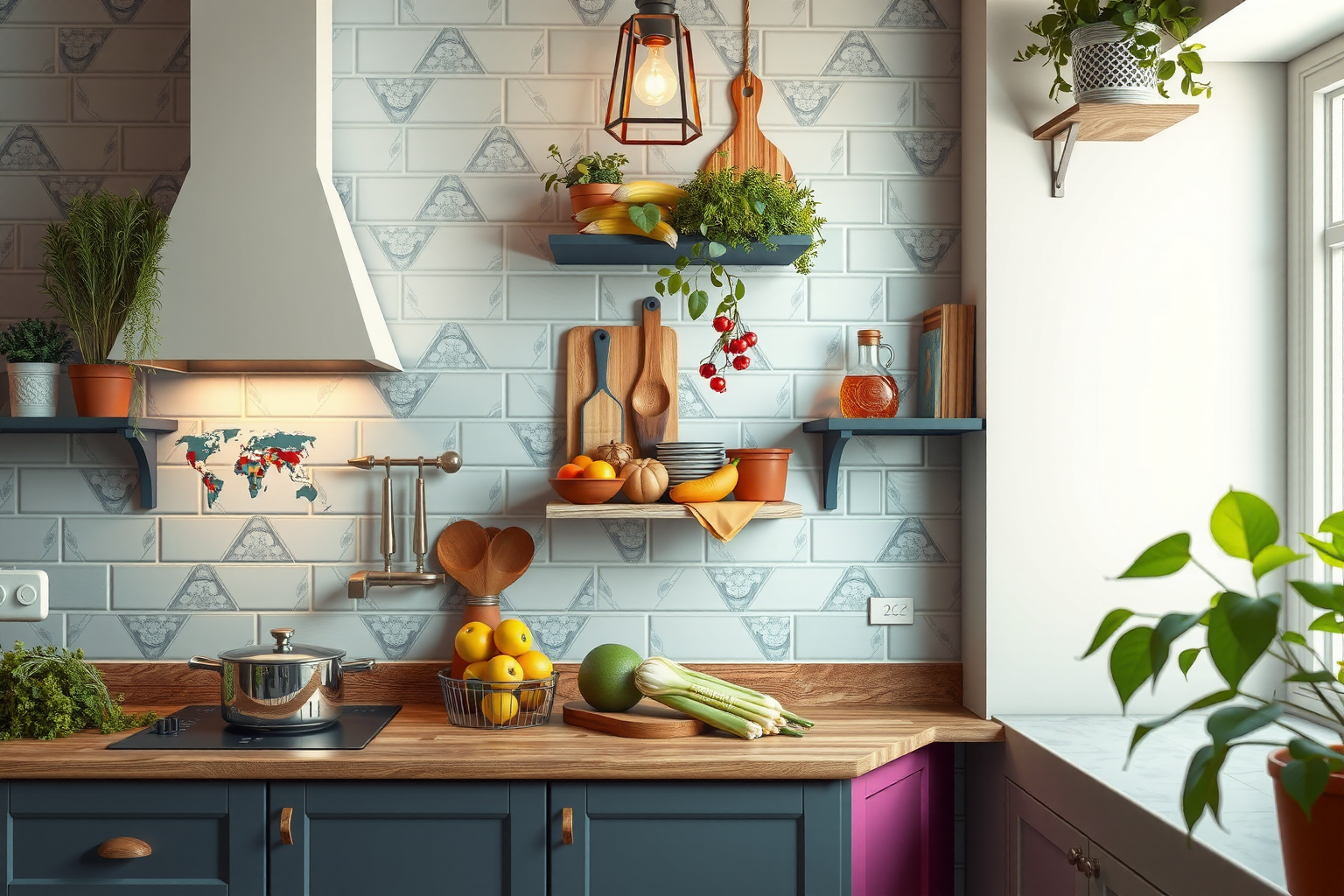 10 ideas creativas para decorar las paredes de cocinas