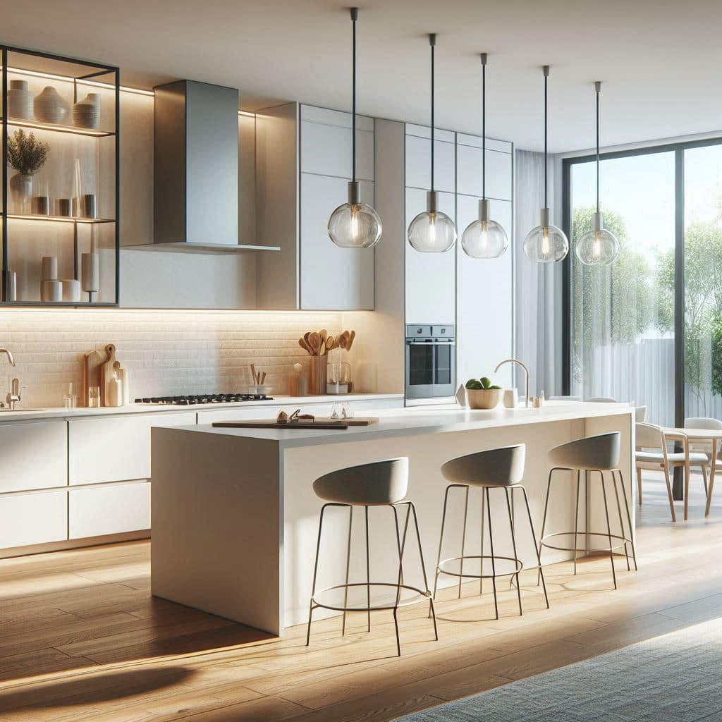 decoración minimalista para cocinas modernas