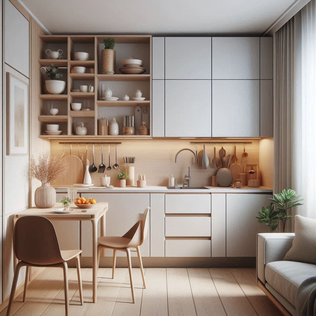 Decoración de cocinas pequeñas y sencillas
