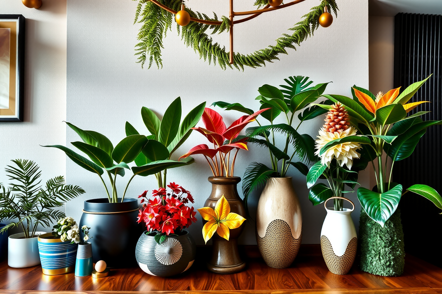 Plantas artificiales decorativas