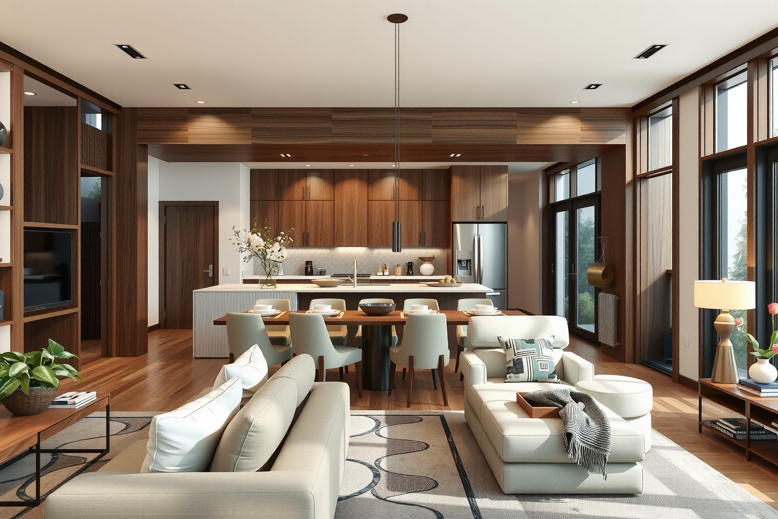 integrar la cocina comedor y living
