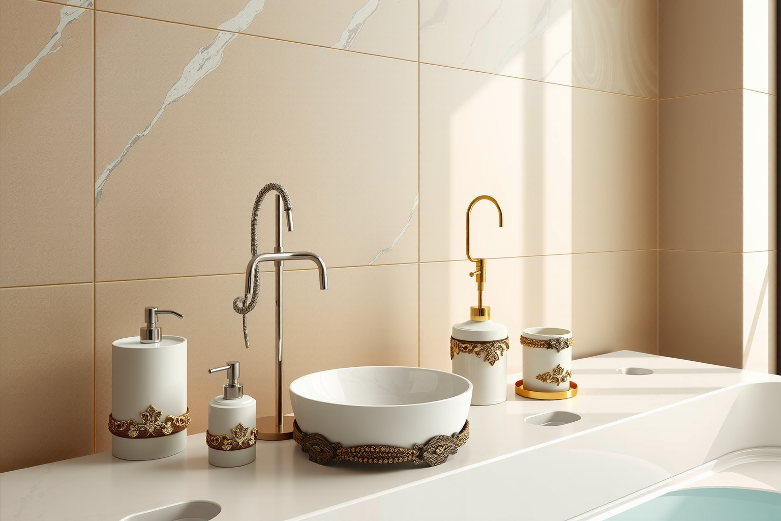 Accesorios decorativos para baño