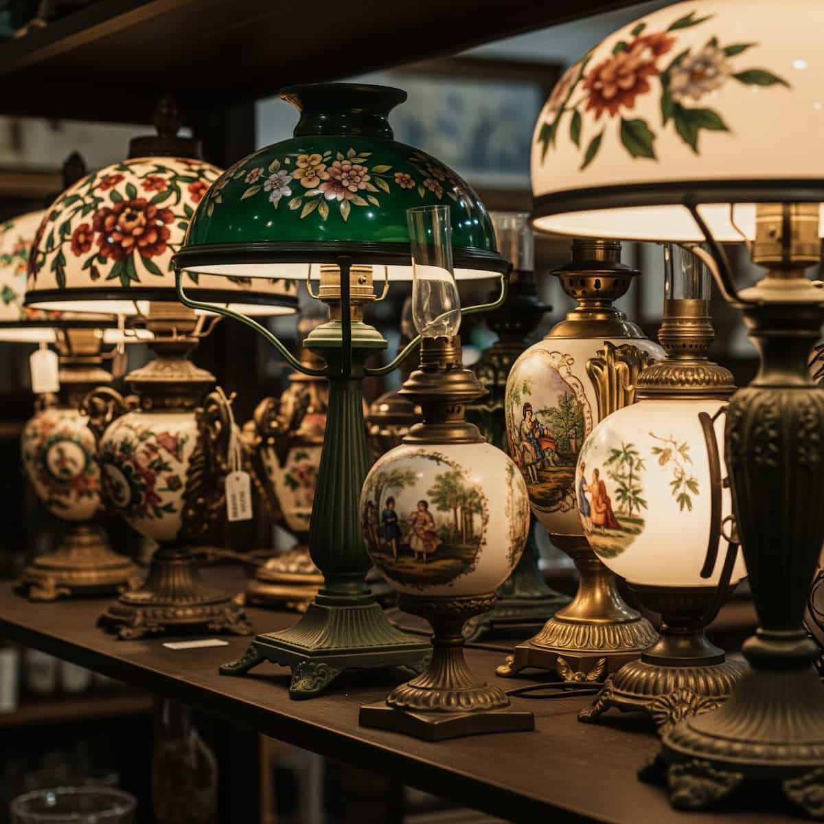 lámparas antiguas vintage